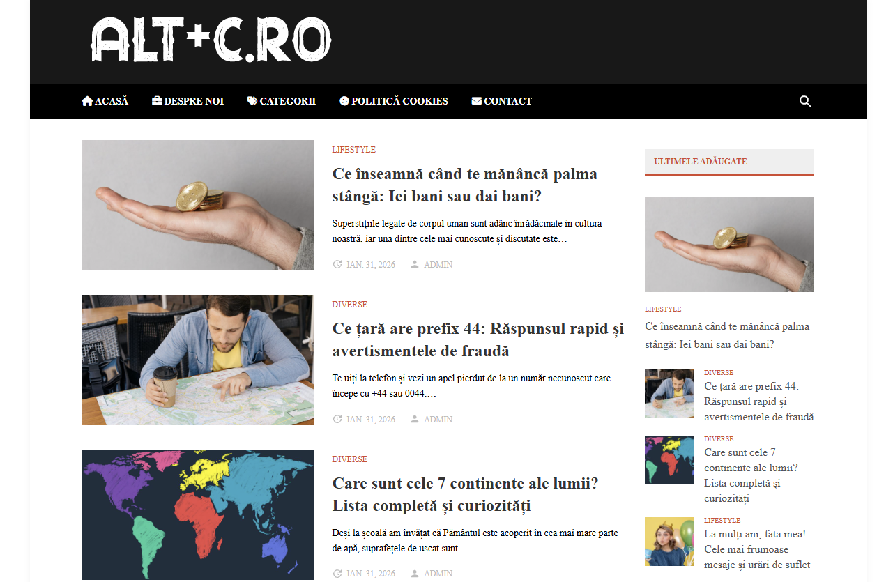 Actualizare majoră a site-ului ALT+C în perioada următoare